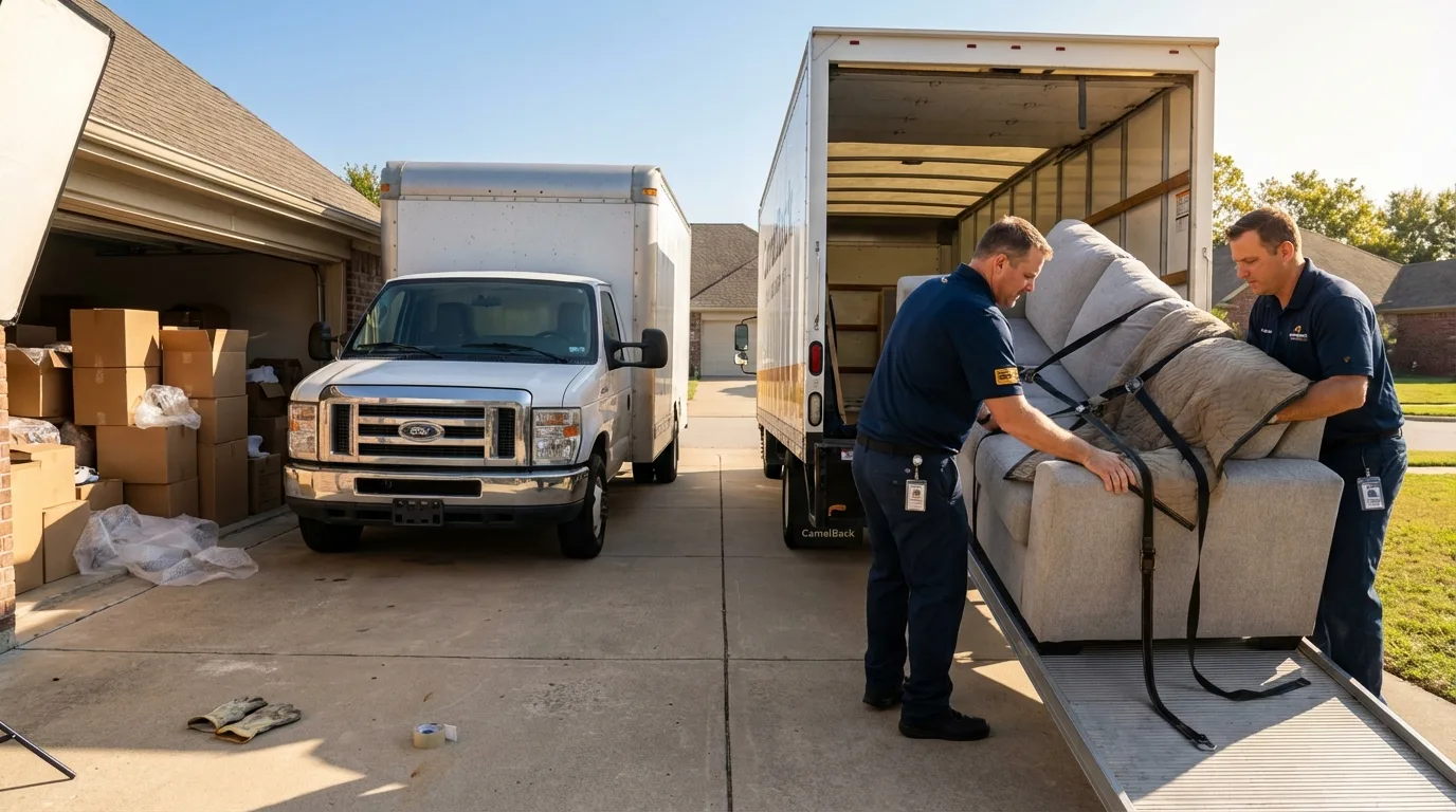 DIY truck vs professional crew comparison in Arlington